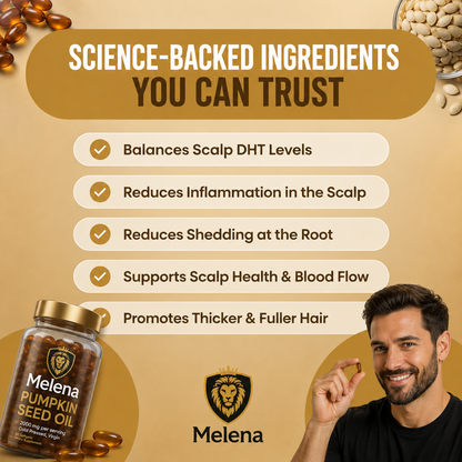 Melena Pumpkin Seed Oil Soft Gels